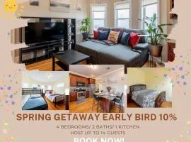 90-SPRING GETAWAY EARLY BIRD 10 PERCENT! Newly renovated, luxury apartment in Boston Boston Spacious Convenient Apartment