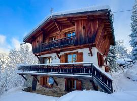 Loue chalet Megève proximité pistes Rochebrune et centre-ville, хотел в Мегев