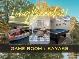 Lakefront Oasis 7 Min to DWNTN with Game Room!