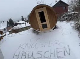 Das Knusperhäusschen, im Harz mit eigener Sauna