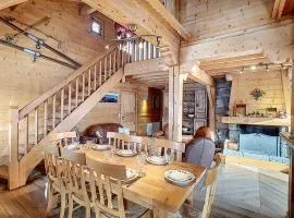 Chalet cosy 4 ch ***, 8 pers, cheminée, parking, La Clusaz - FR-1-818-10