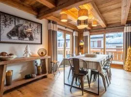 Demi-chalet moderne 4 chambres + dortoir, terrasse, garage - La Clusaz - FR-1-459-238