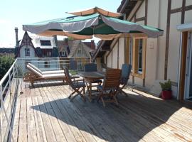 Appartement-terrasse parking privé Meublé de Tourisme 4 étoiles, családi szálloda Belfort-ban