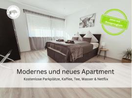 Stierpartment am Pfälzer Wald nähe Outlet Center Zweibrücken, appartement à Pirmasens