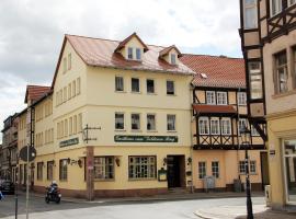 Hotel Garni zum Goldenen Ring, pensionat i Quedlinburg