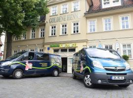 Viesnīca Hotel garni Goldene Henne pilsētā Arnštate