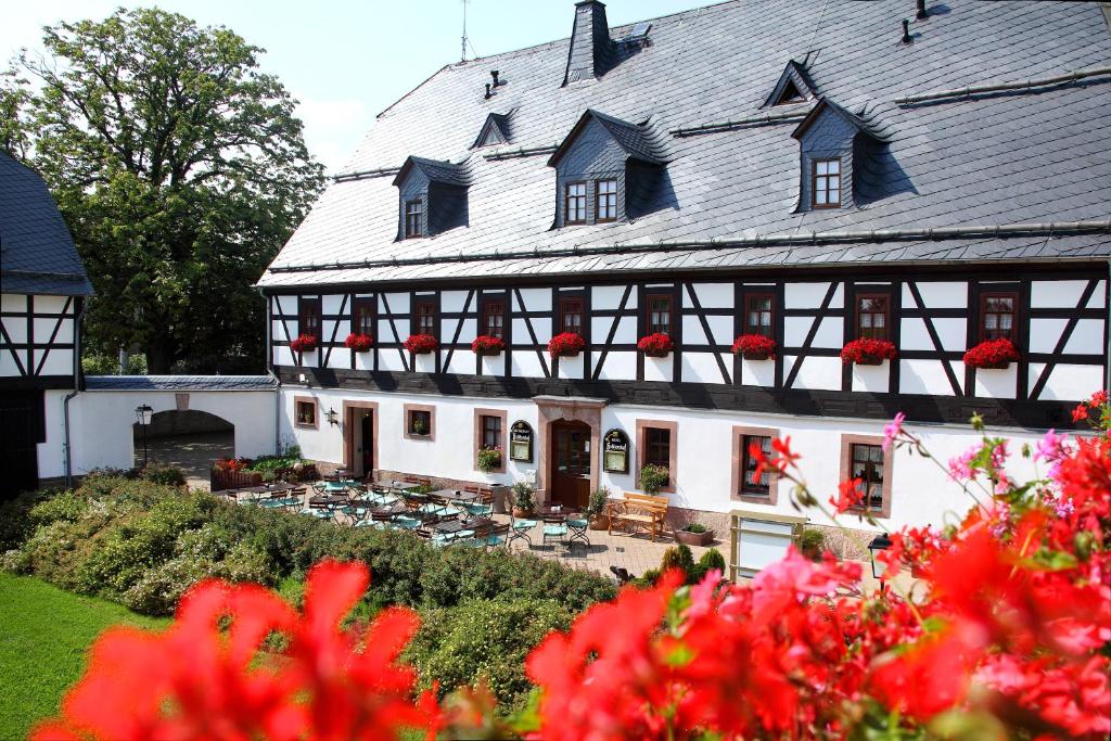 Kebun di luar Hotel Folklorehof