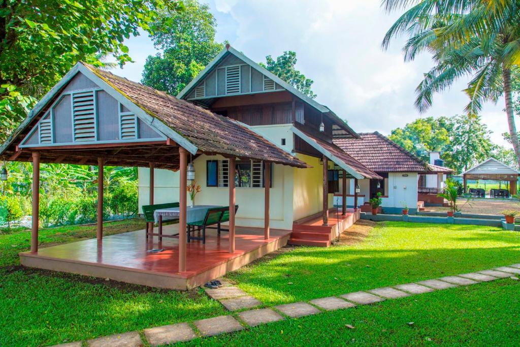 En have udenfor Kurialacherry House Alleppey