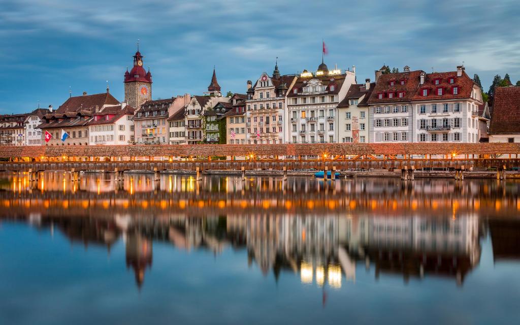 Splošen razgled na mesto Luzern oz. razgled na mesto, ki ga ponuja hotel