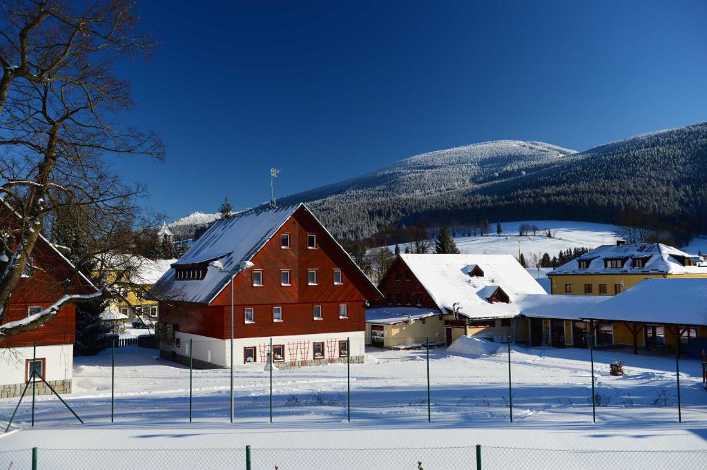 L'établissement Horský Hotel Skiland en hiver