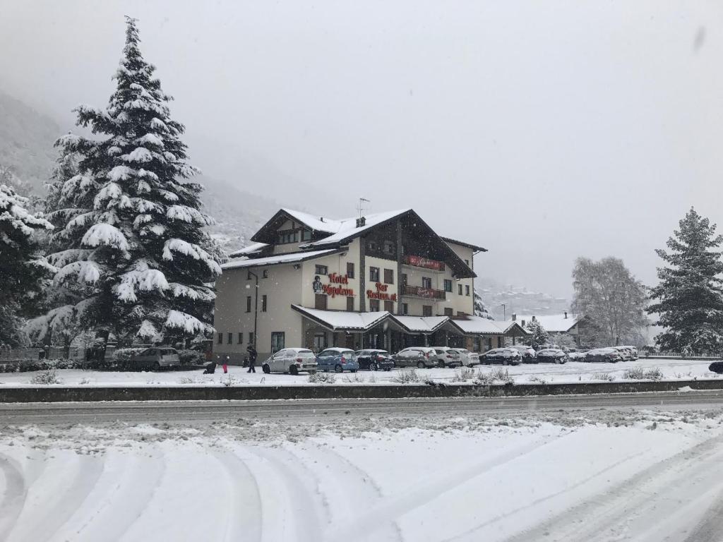 Hotel Napoleon žiemą