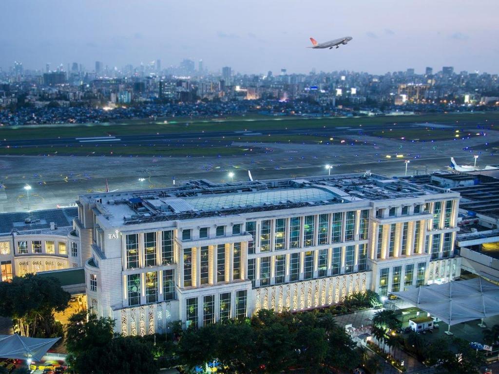 Uma visão geral de Mumbai ou uma vista da cidade tirada do hotel