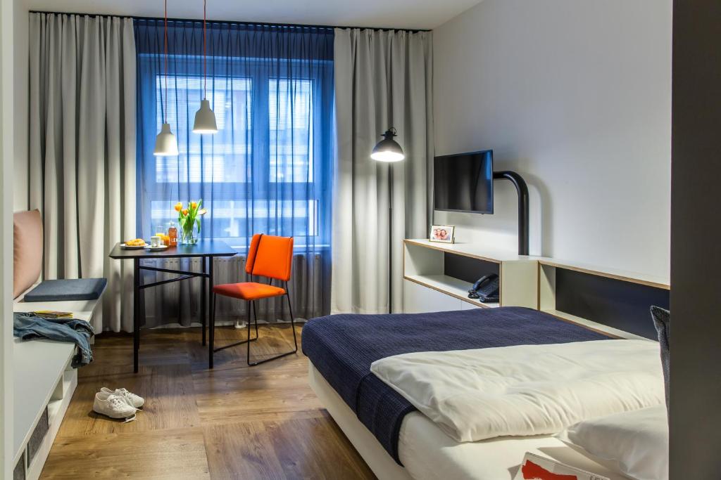 Lova arba lovos apgyvendinimo įstaigoje SMARTments business Wien Hauptbahnhof - Serviced Apartments