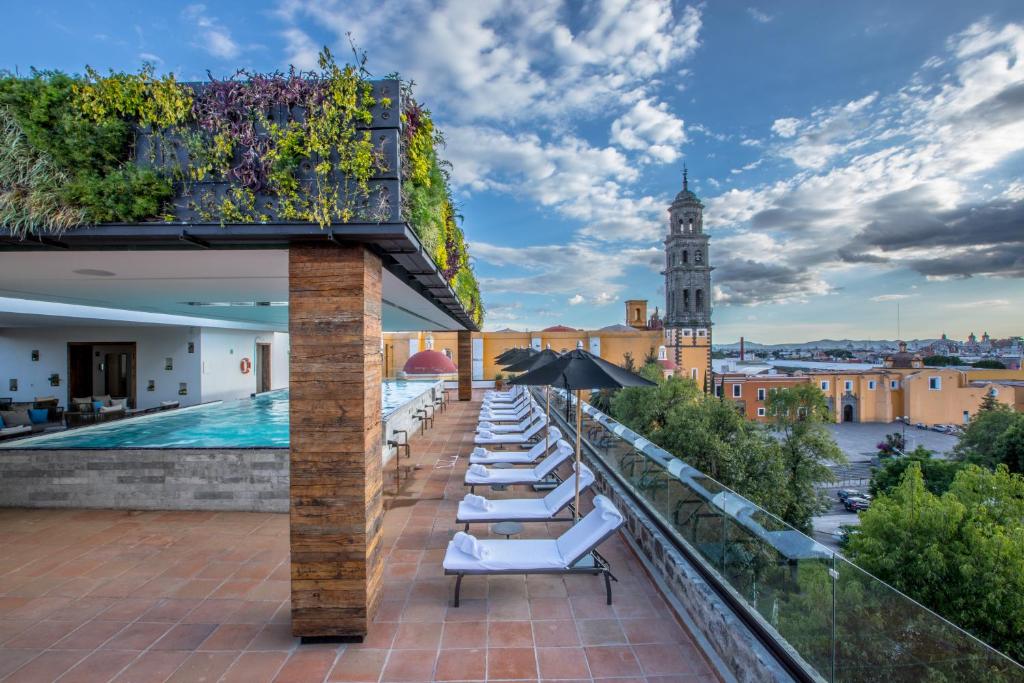 Poolen vid eller i närheten av Banyan Tree Puebla