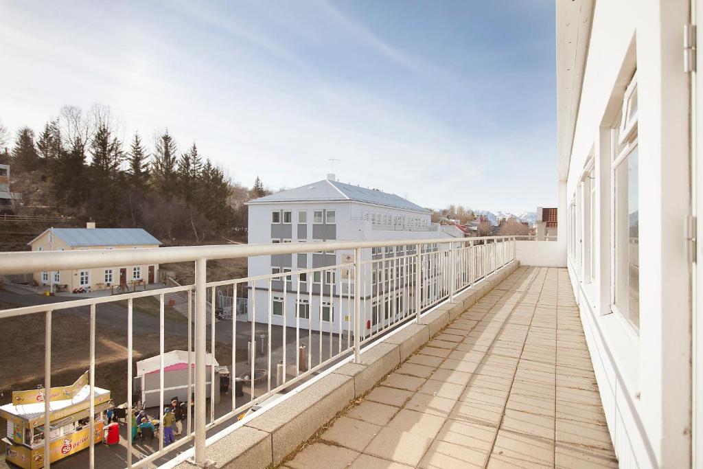 Uma varanda ou terraço em Apótek Guesthouse