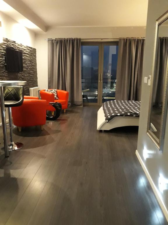 Krevet ili kreveti u jedinici u okviru objekta Apartament Onyx