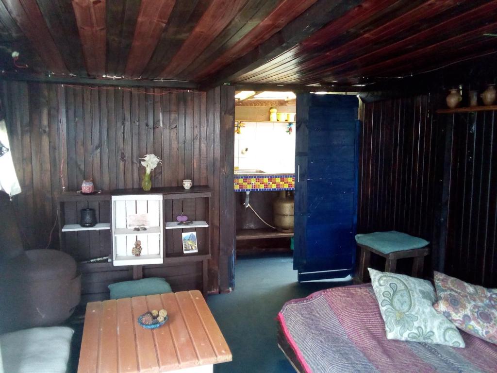 A seating area at Casa Gaia Cabo Polonio