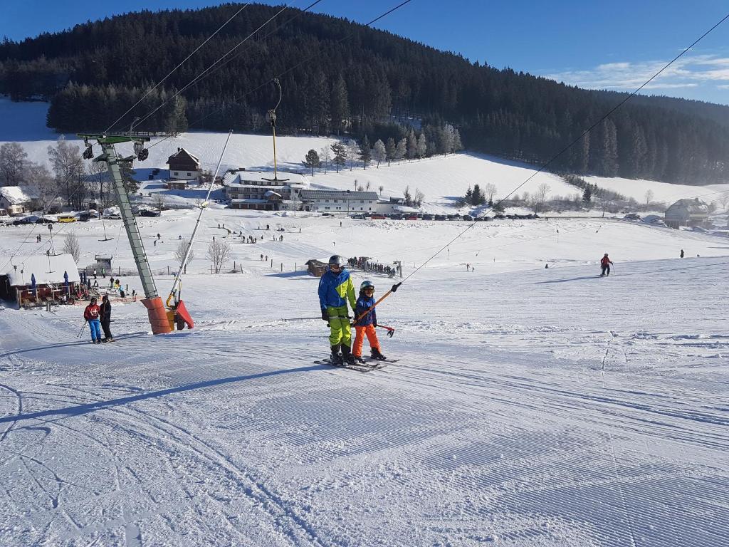 Ferienwohnung am Schneeberg talvella