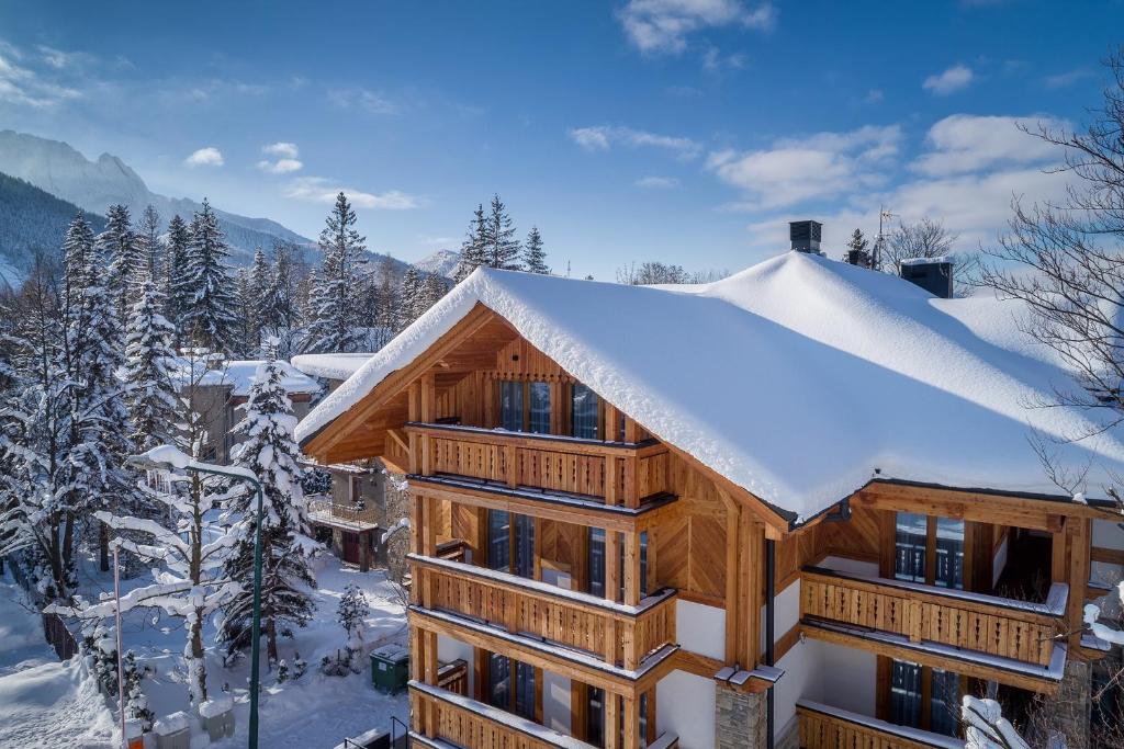 Hotel Foluszowy Potok durante o inverno