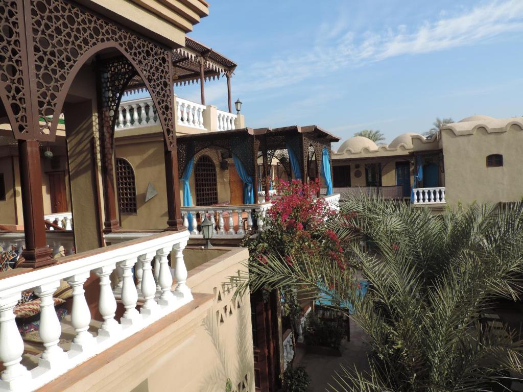 Uma varanda ou terraço em Villa Nile House Luxor