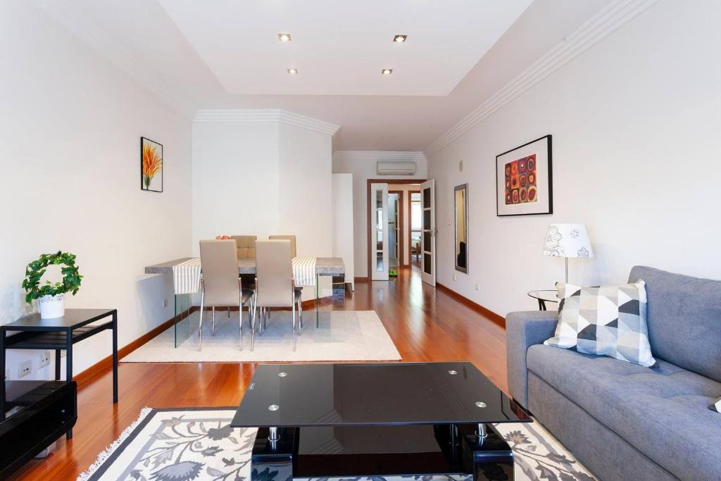 Posezení v ubytování luxury lisbon apartment T2