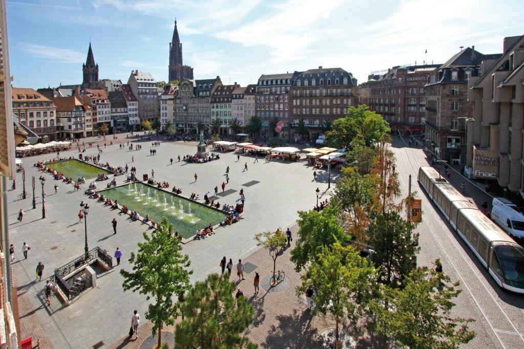 General view ng Strasbourg o city view na kinunan mula sa hotel