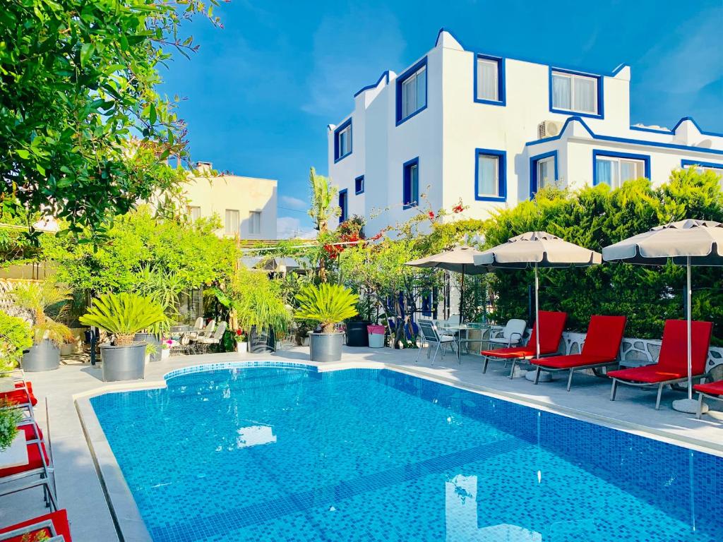 Artunc Hotel Bodrum 내부 또는 인근 수영장