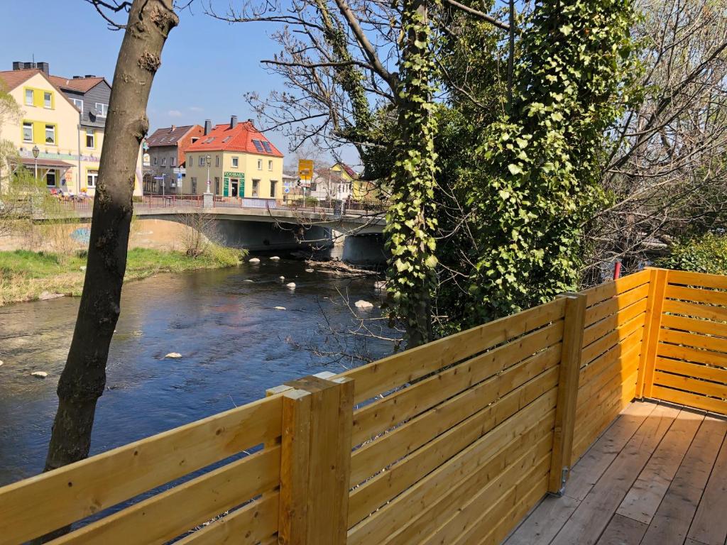 View of a river running close to the holiday home