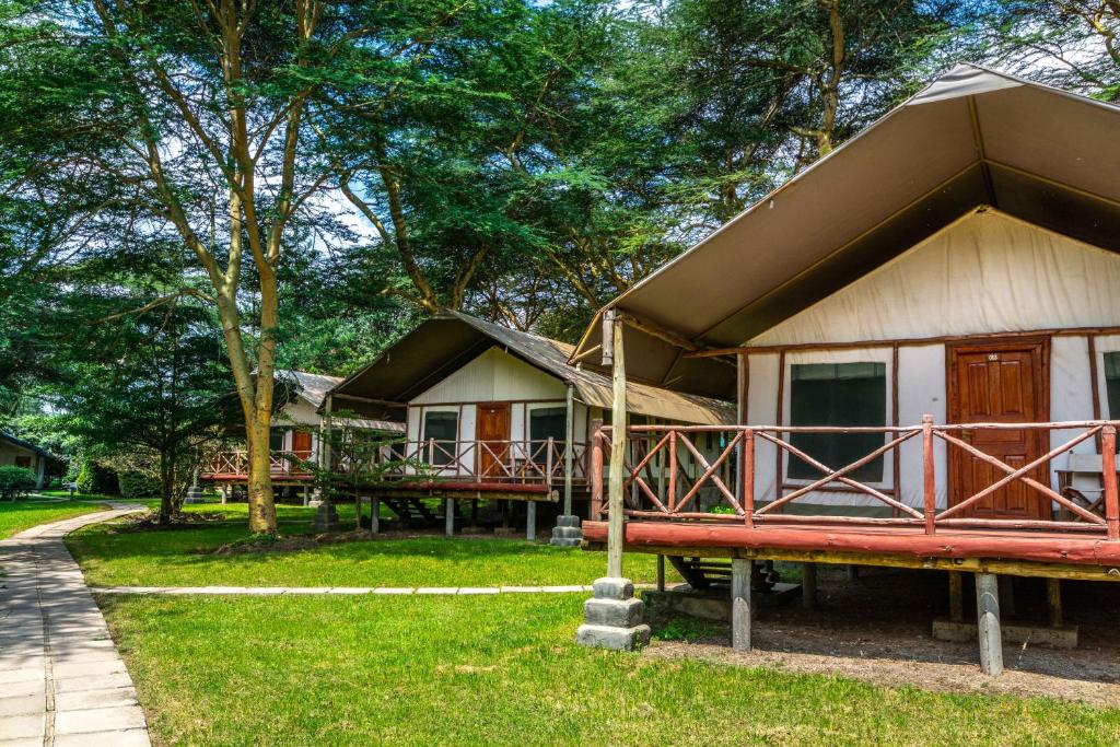 En have udenfor Lake Naivasha Crescent Camp