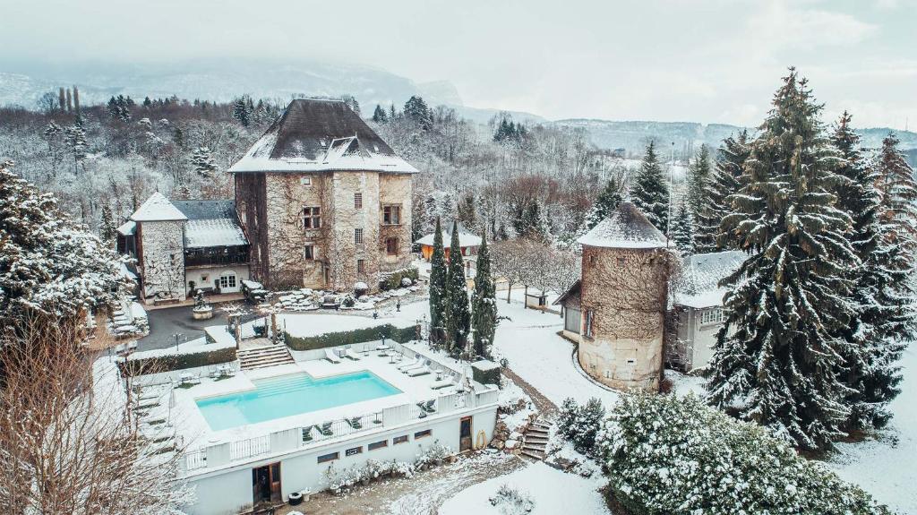 Το Château de Candie τον χειμώνα