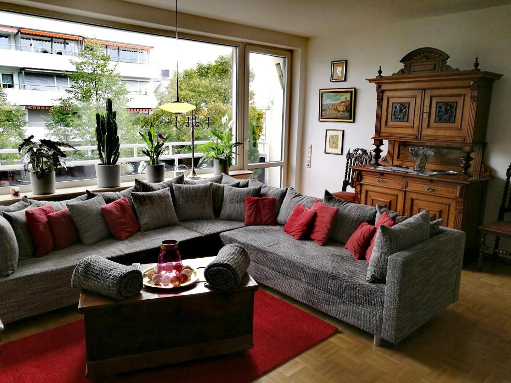 Un lugar para sentarse en LUXURIÖSE FERIENWOHNUNG CONFLUENTIA IN DER KOBLENZER ALTSTADT