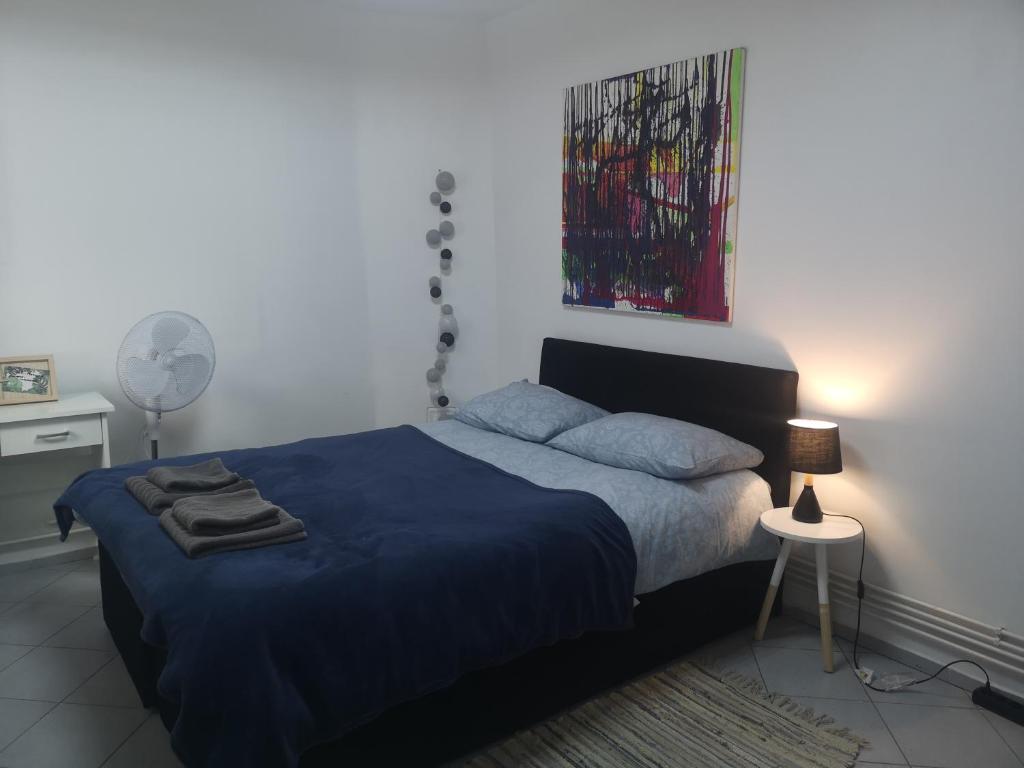 Cama ou camas em um quarto em Casa Miron Unirii 3Strada Matei Corvin Apartament