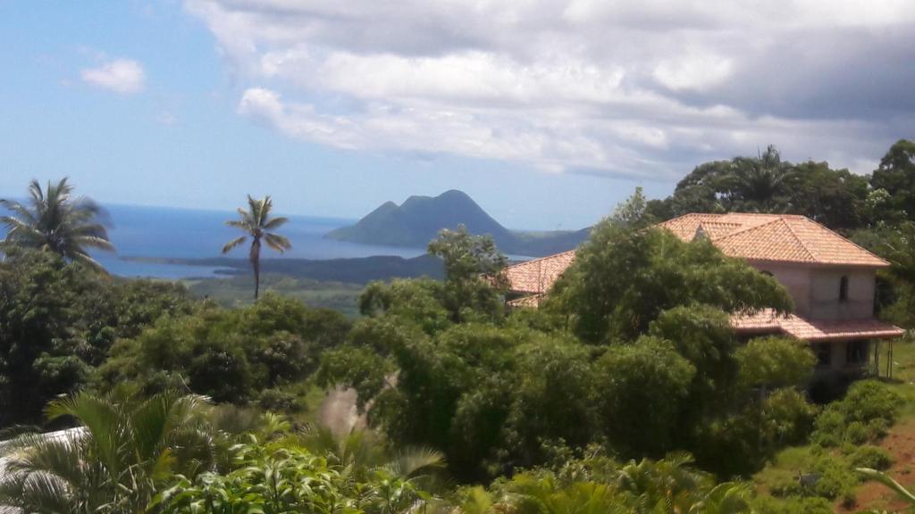 une maison dans les arbres avec vue sur l'océan dans l'établissement KAY MIT et KAY JACKO, à Sainte-Luce