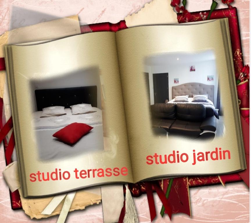 Fotografija v galeriji nastanitve Au Paradis des Crins avec un studio rez de chaussée jardin et studio en duplex avec terrasse v mestu Templeuve