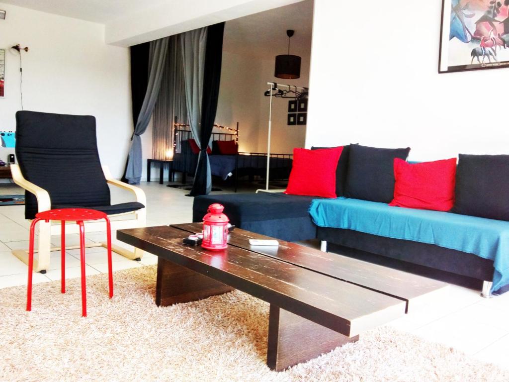 Setusvæði á STUDIO POSEIDONIA apartment 75sqm CORINTH CANAL