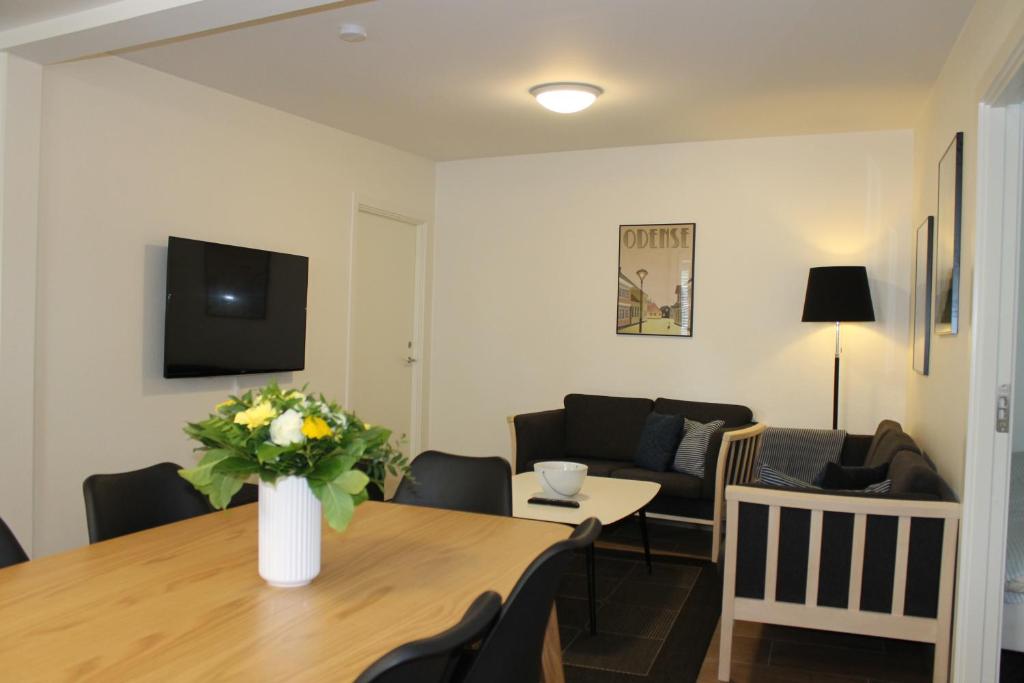 TV/trung tâm giải trí tại Odense Apartments