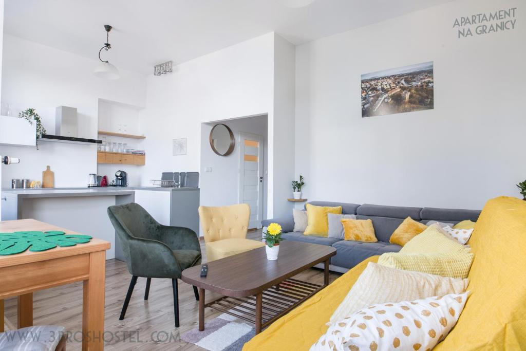 Η κουζίνα ή μικρή κουζίνα στο Apartament na Granicy / Apartment on the border