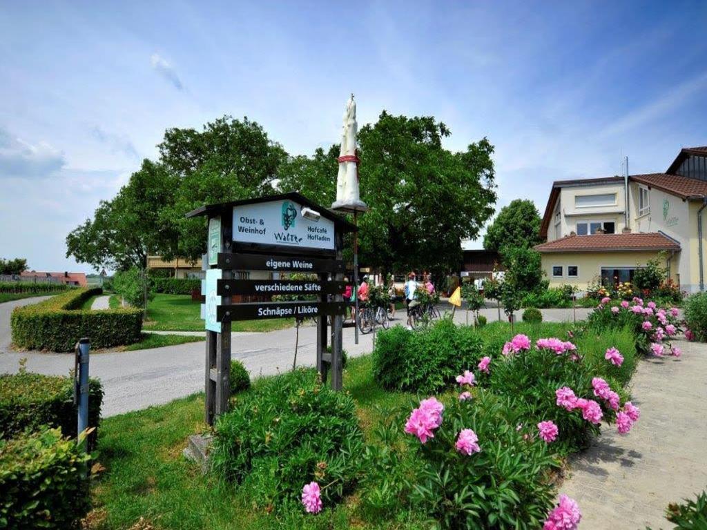 A garden outside Ferienhof Walter