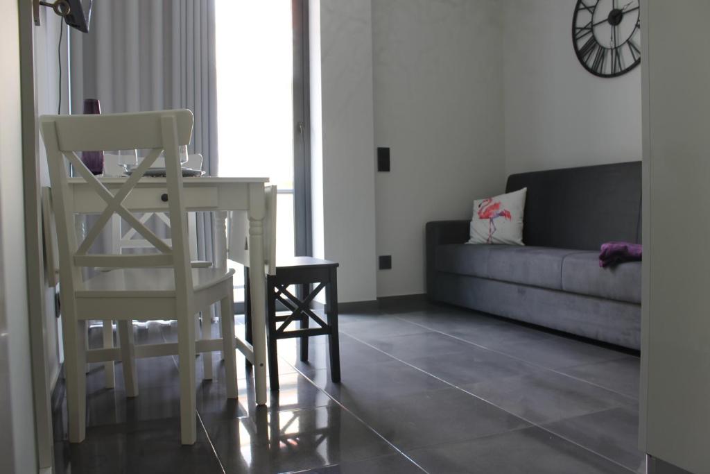 Ruang duduk di Duque de Loulé - Apartments - Apartamento G