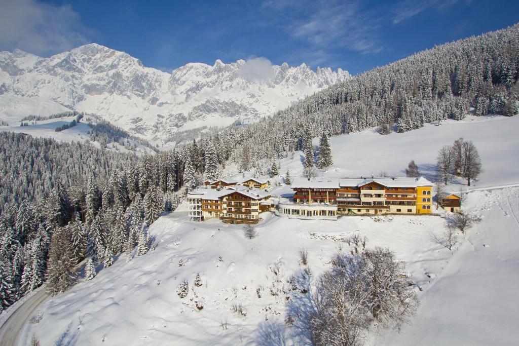 Hotel Bergheimat durante el invierno