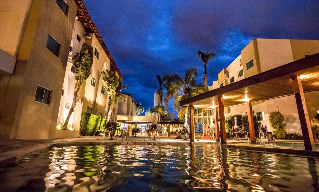 Kolam renang di atau di dekat Hotel Morada do Sol