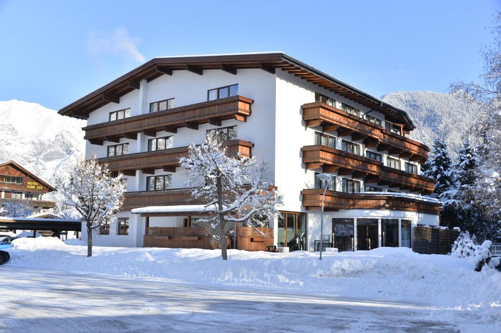 Hotel Alpennest durante o inverno