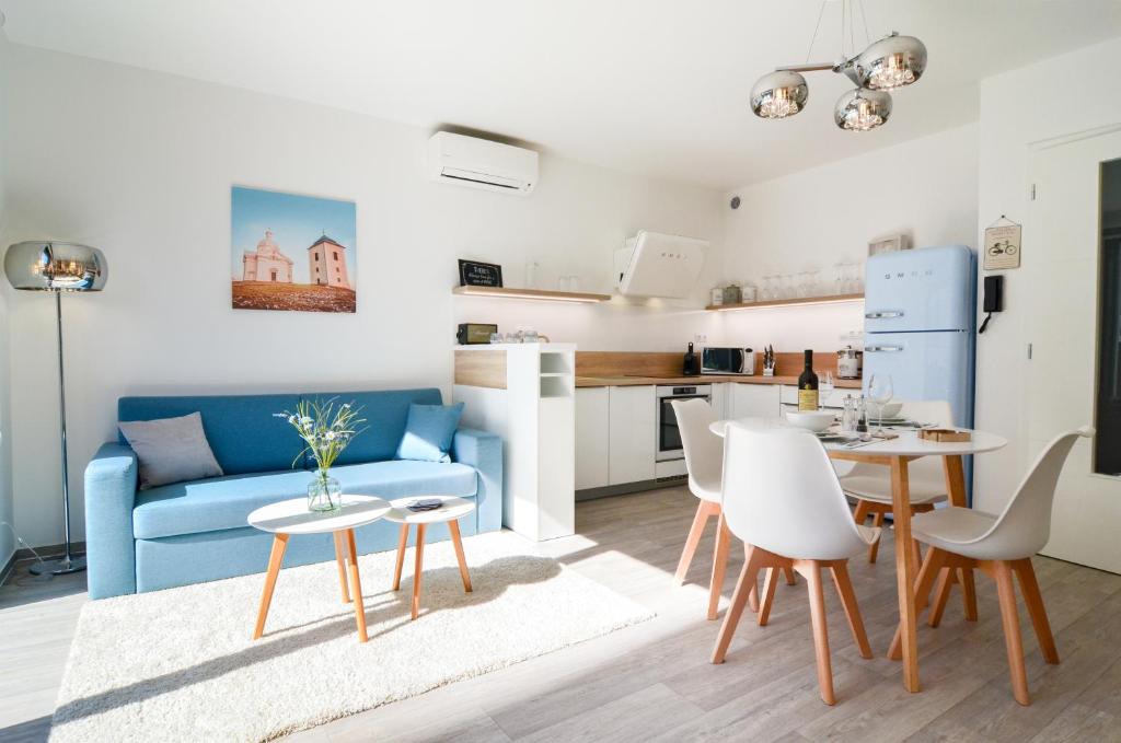 Nhà bếp/bếp nhỏ tại Apartmán Astrid