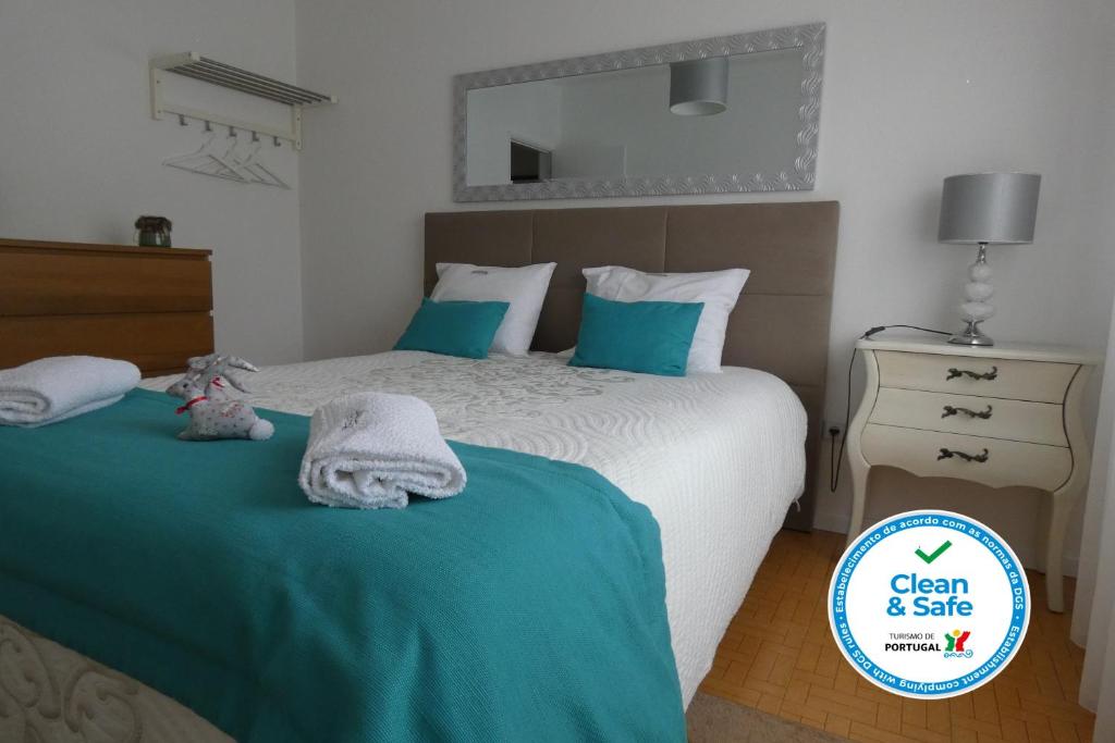 Tempat tidur dalam kamar di Casa Sandra - Apartamento Carlota