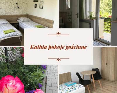 Kathia Pokoje Gościnne房間的床