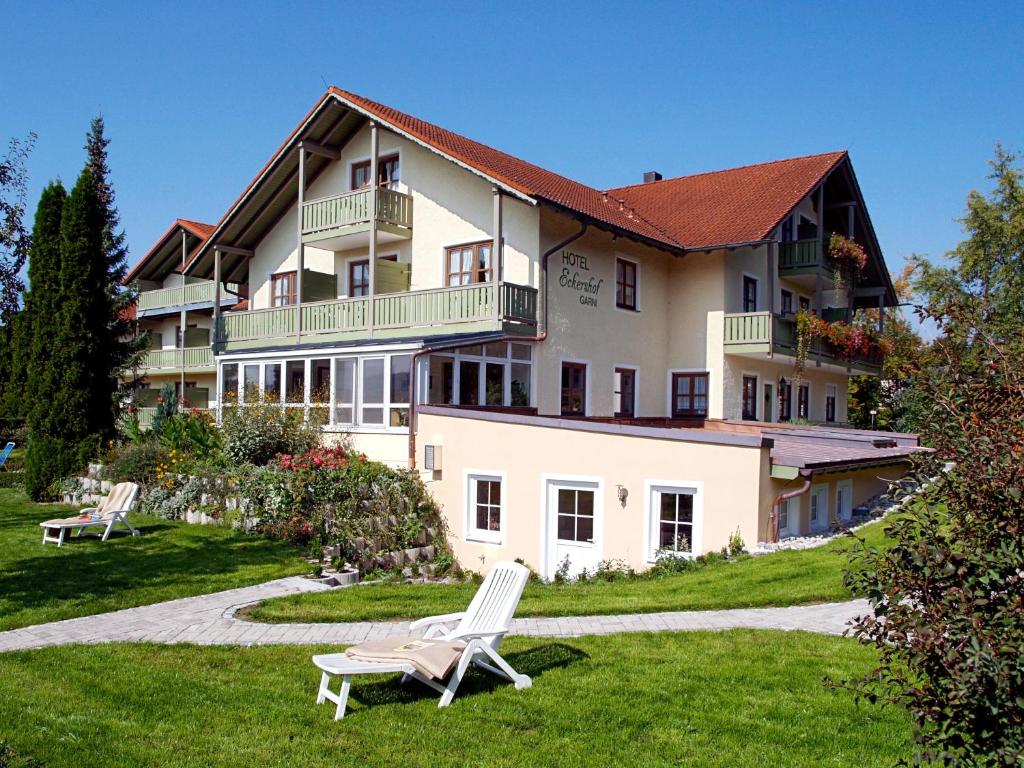 Сад в Xundheits Hotel Garni Eckershof