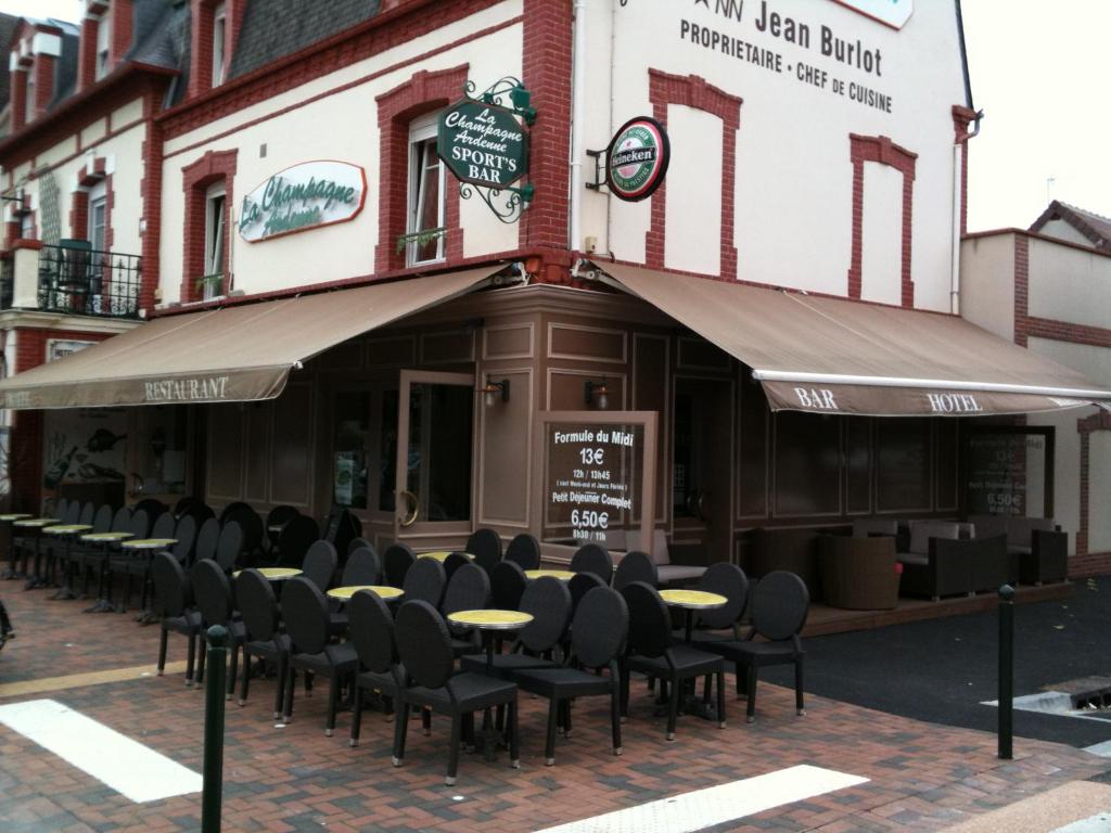 Restoran ili drugo mesto za obedovanje u objektu Hôtel La Champagne Ardenne Cabourg