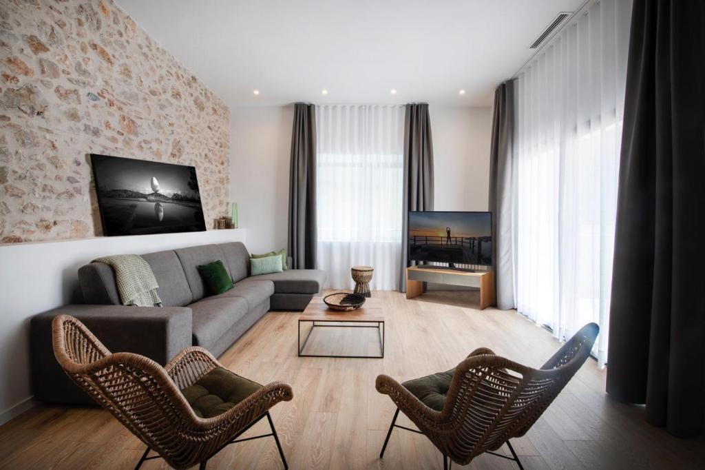 Зона вітальні в NC Apartments Rambla 32