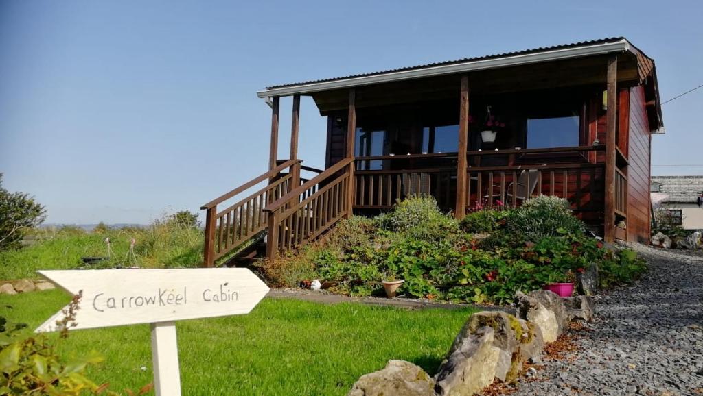 Un jardín fuera de Carrowkeel Cabin