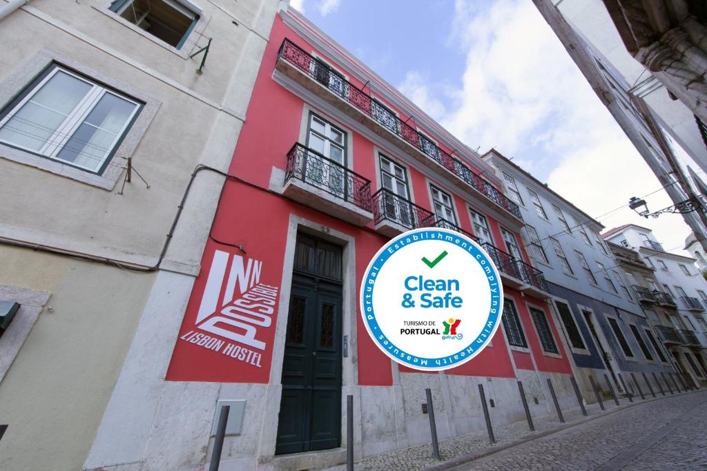 Certifikát, hodnocení, plakát nebo jiný dokument vystavený v ubytování Inn Possible Lisbon Hostel